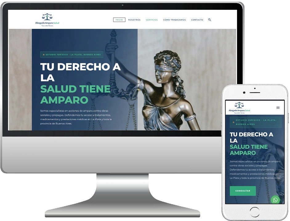 Abogado Amparo Salud · diseño web y marketing digital