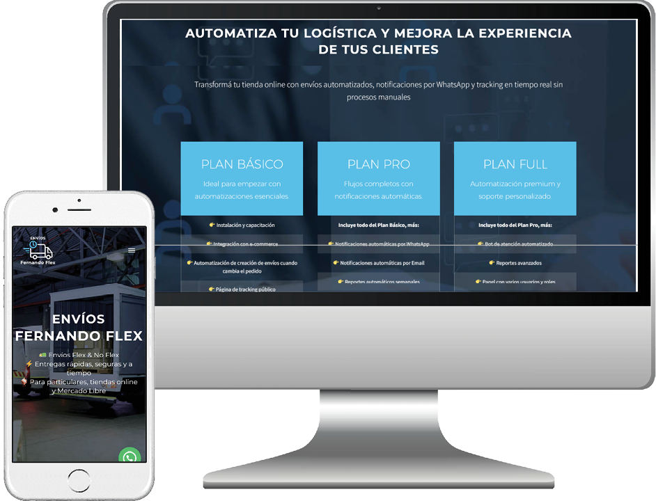 Caso de éxito marketing digital · Envíos Fernando Flex