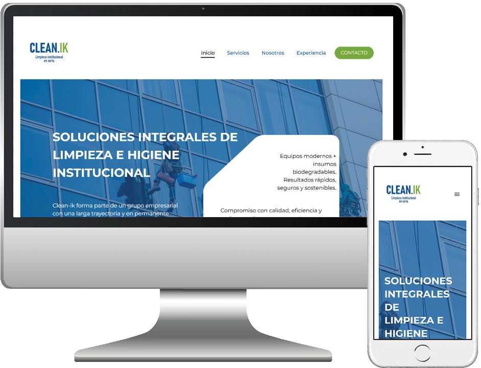 Clean IK · agencia de marketing digital Web Soluciones