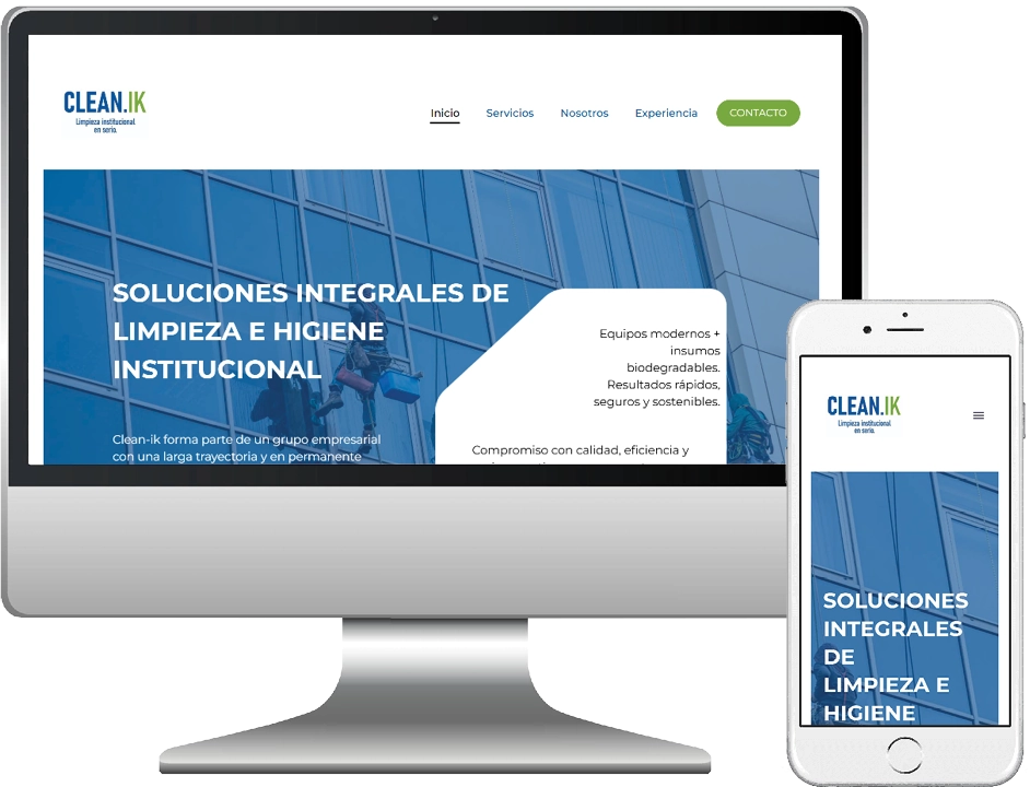 Clean IK · agencia de marketing digital Web Soluciones