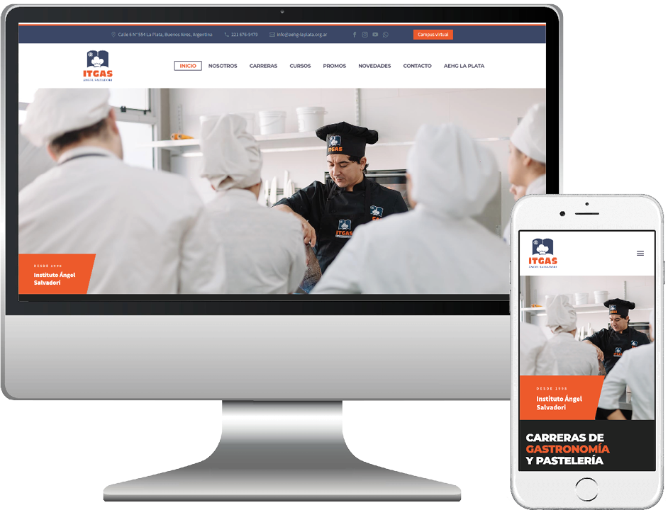 ITGAS · diseño web y marketing digital agencia Web Soluciones