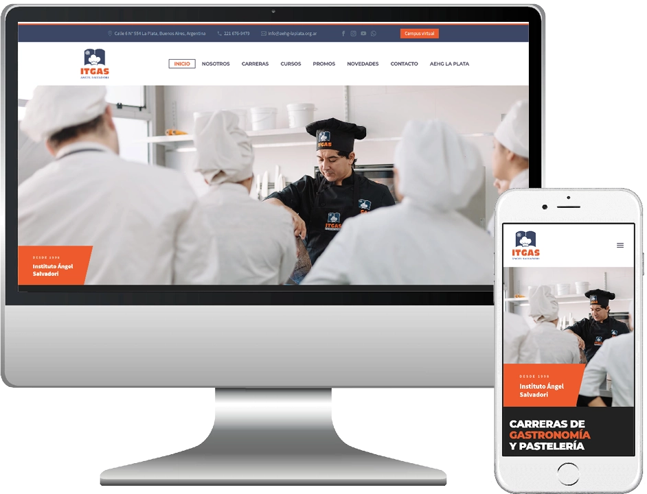ITGAS · diseño web y marketing digital agencia Web Soluciones